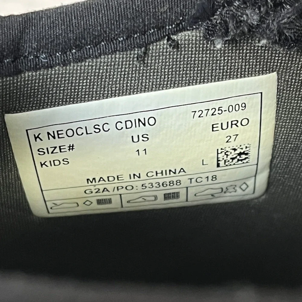 Bogs Kids Classic Dino Waterproof Insulated Rain Snow Boots Black 11C